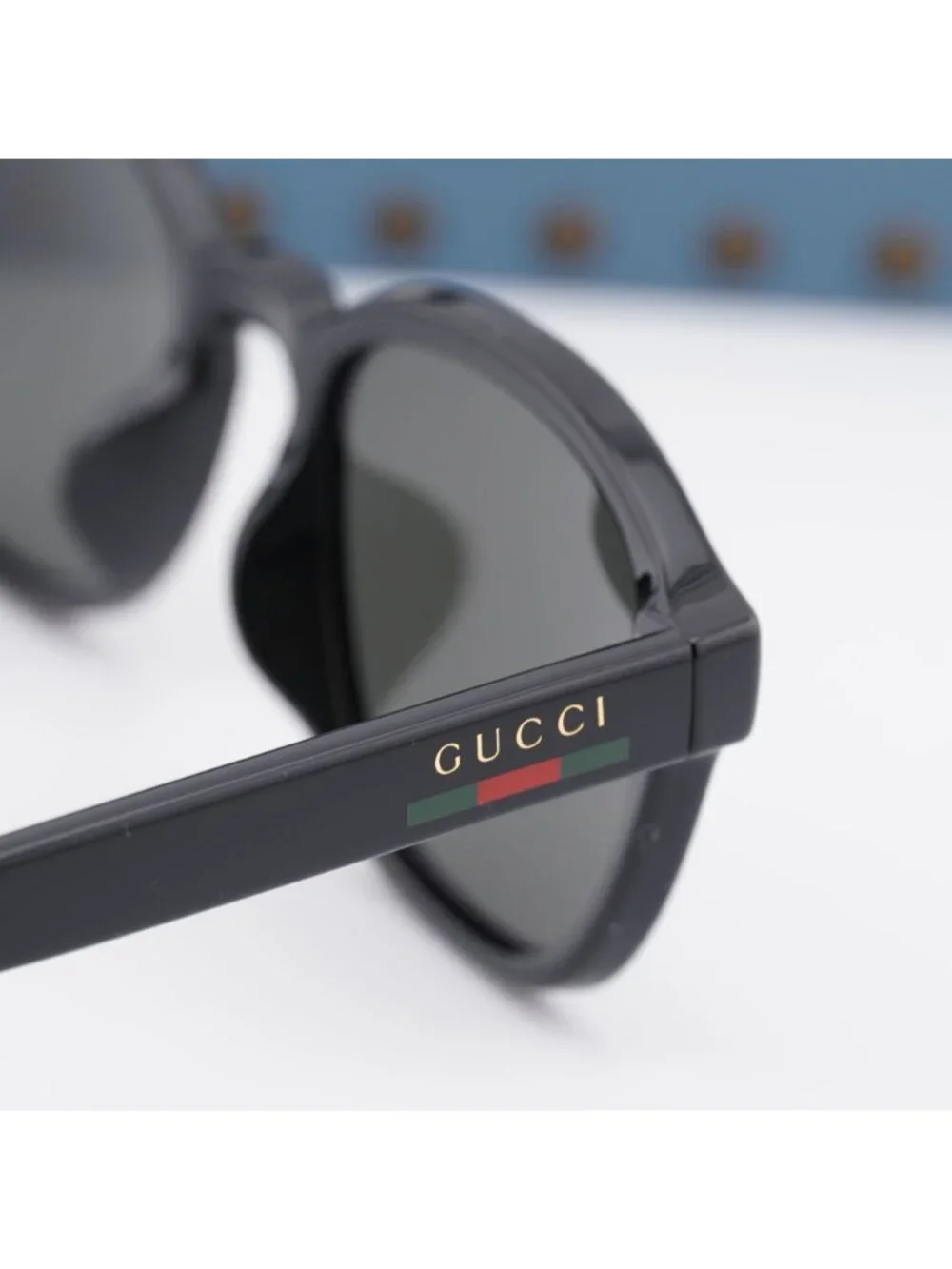 Gucci GG2109SK 001 Square Sunglasses - Black / Grey